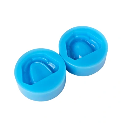 Evodent edentulous denture mold, silicone dental cast mold - upper and lower jaw