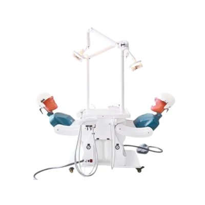 Evodent Phantom Lab Simulation Unit for Two Students designed for dual-user dental training and preclinical practice. Provides a shared realistic simulation workstation for operative, restorative, and orthodontic procedures. Ideal for dental colleges, universities, and training labs.