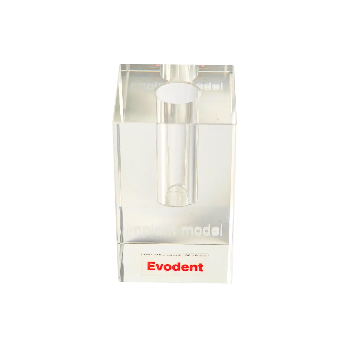 Evodent Large Crystal Dental Implant Demonstration Model - Removable Crown And Implant Components | Buy Now At Evodent Evodent implant display demonstration model