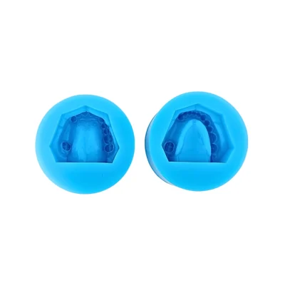 Evodent Partial Dentulous Mold Silicone Plaster Mold, Upper and Lower Jaw